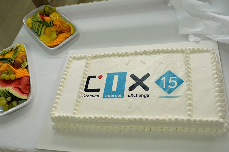 15 years of CIX - festive cake